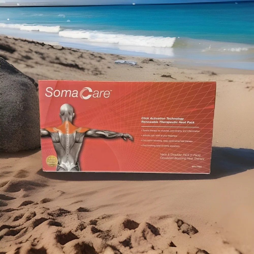 Soma Care Neck & Shoulder Pack, NIB Circulating Heat Therapy/Pain Management